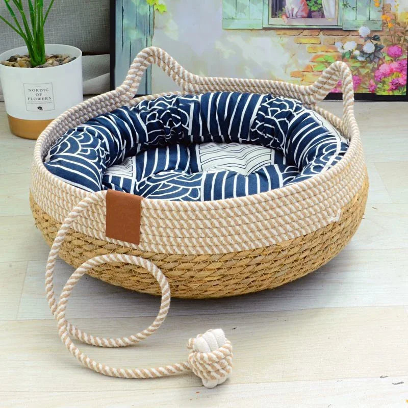 Cama de Verão para Gatos - Elegância, Conforto e Resistência para Seu Pet!