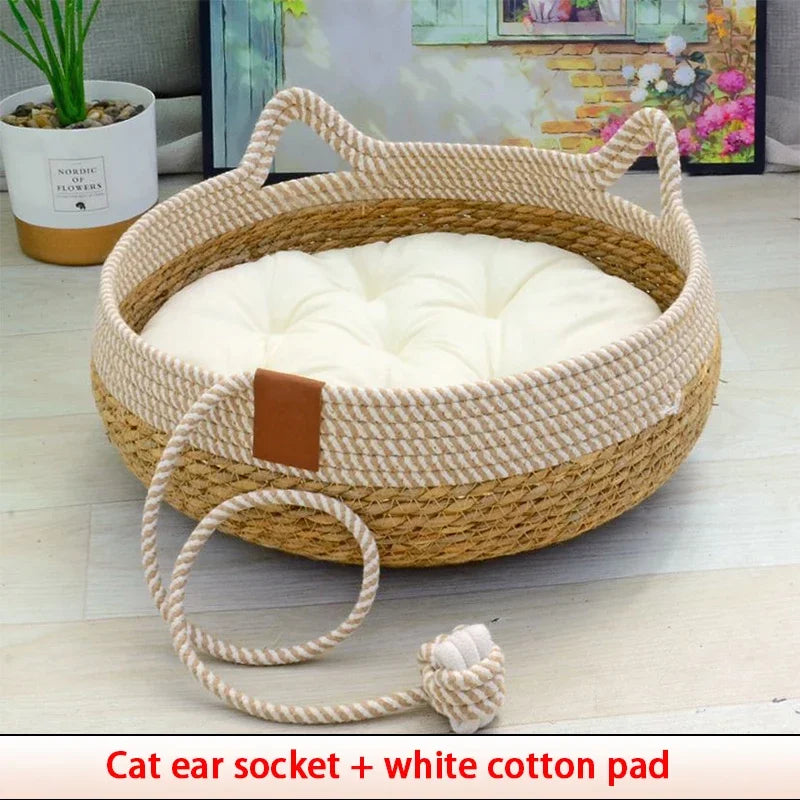 Cama de Verão para Gatos - Elegância, Conforto e Resistência para Seu Pet!