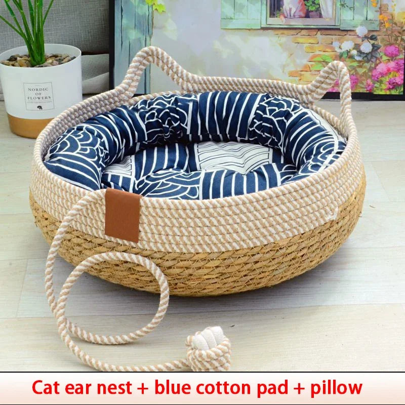 Cama de Verão para Gatos - Elegância, Conforto e Resistência para Seu Pet!